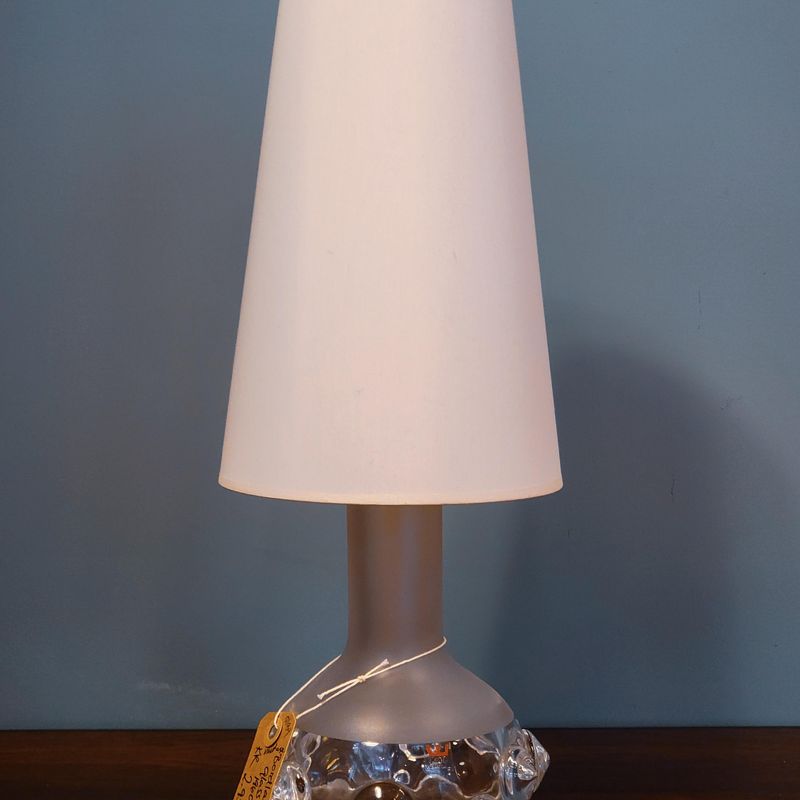 Glass bordlampe vintage Kosta Boda